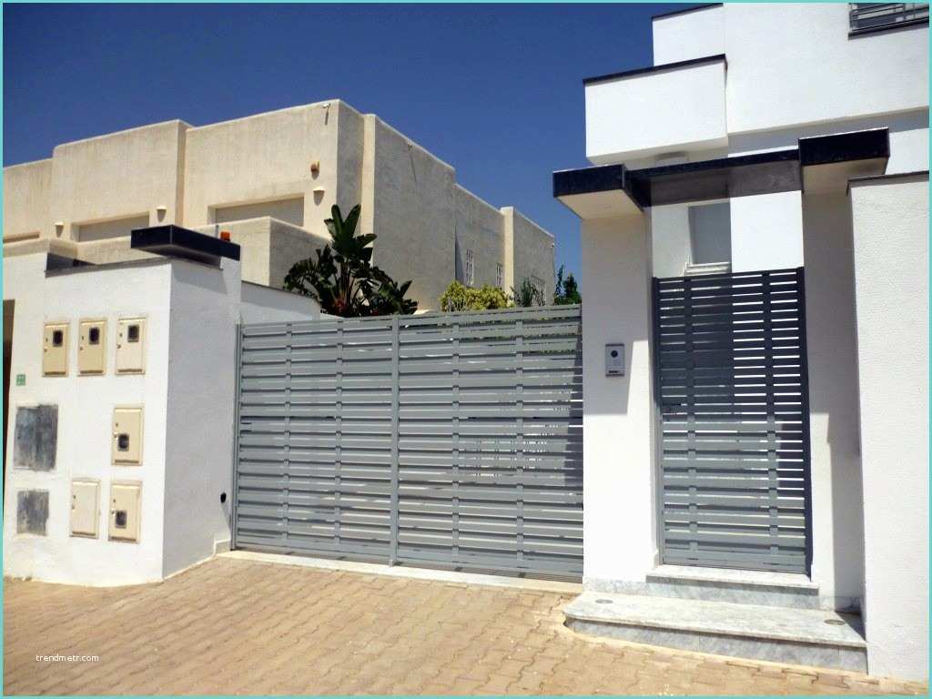 Cloture Villa Moderne Tunisie Portail Maison Moderne Finest Les Portails De Cette Gamme