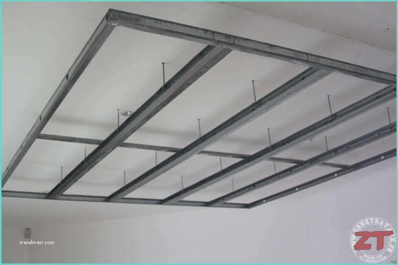 Coffre Plafond Pour Spot Brico Création D’un Faux Plafond Avec Ruban Led Et Spots