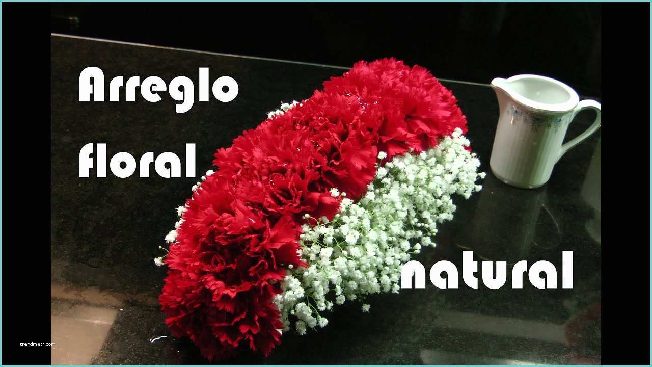 Como Hacer Arreglos De Flores Artificiales O Hacer Arreglo Floral Con Claveles Rojos Centro De