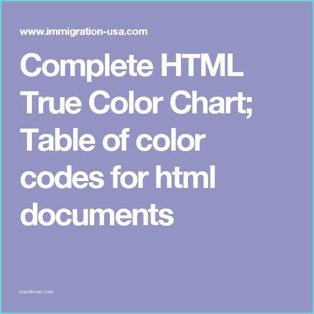 Complete HTML True Color Chart 11 Best Decorating the House Images On Pinterest