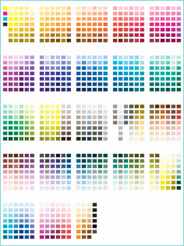 Complete HTML True Color Chart 2018 Color Chart Fillable Printable Pdf & forms