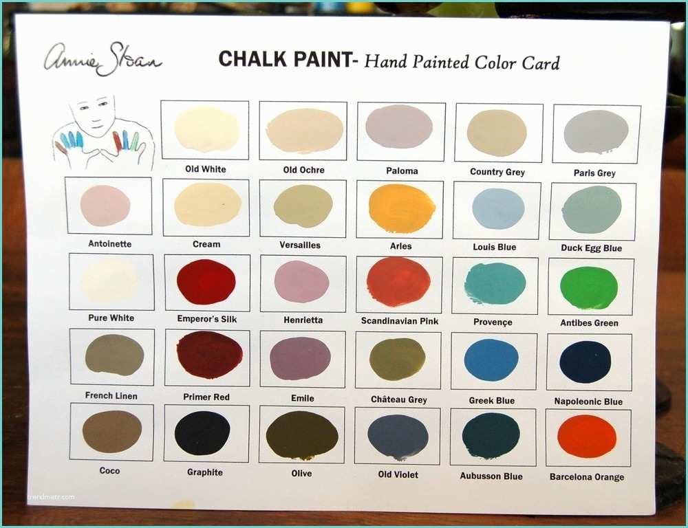 duck egg color chart