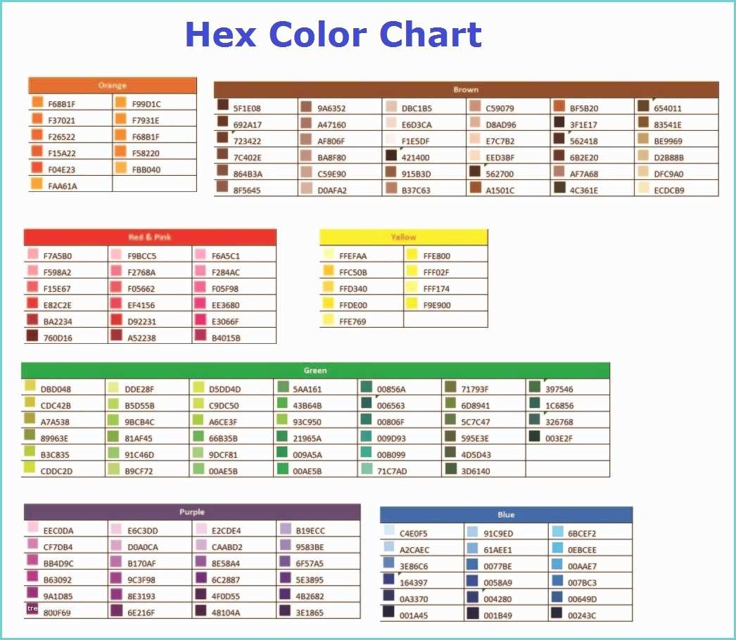 Complete HTML True Color Chart Hex Color Chart Driverlayer Search Engine