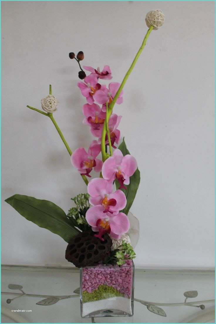 Composition Florale Avec orchidee Faire Un Gateau D Anniversaire Pour Adulte 15 Dessert D