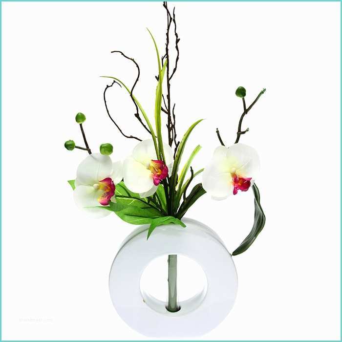 Composition Florale Avec orchidee Position Florale Artificielle orchidée Avec Vase En