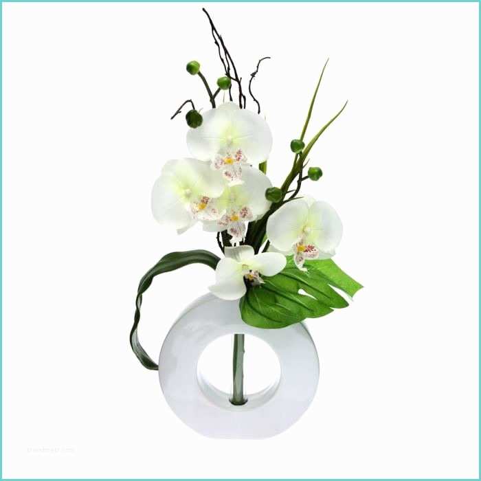 Composition Florale Avec orchidee Position Florale orchidée Blanc Achat Vente Fleur