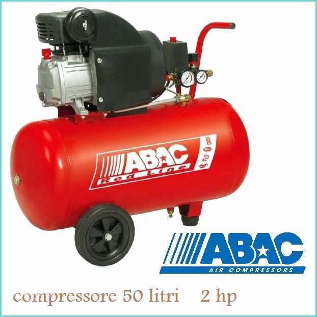 Compressore Abac 50 Litri A Cinghia Pressore Abac 50 Lt Montecarlo Rc2 2 Hp Red Line