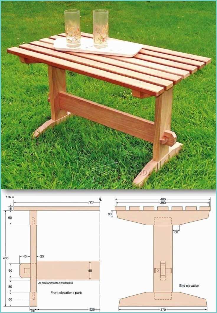 Construire Une Table En Bois Construire Une Table De Jardin Excellent Amenagement