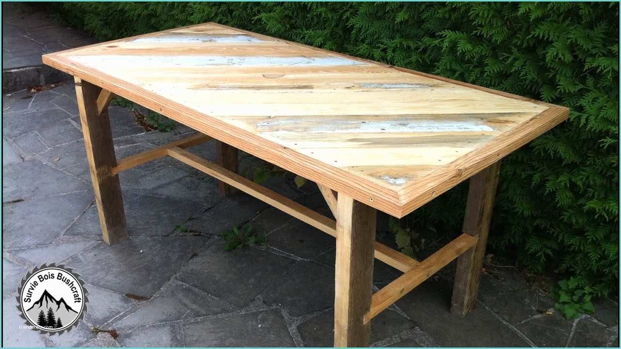 Construire Une Table En Bois Nivrem = Construire Une Terrasse En Bois De Palette