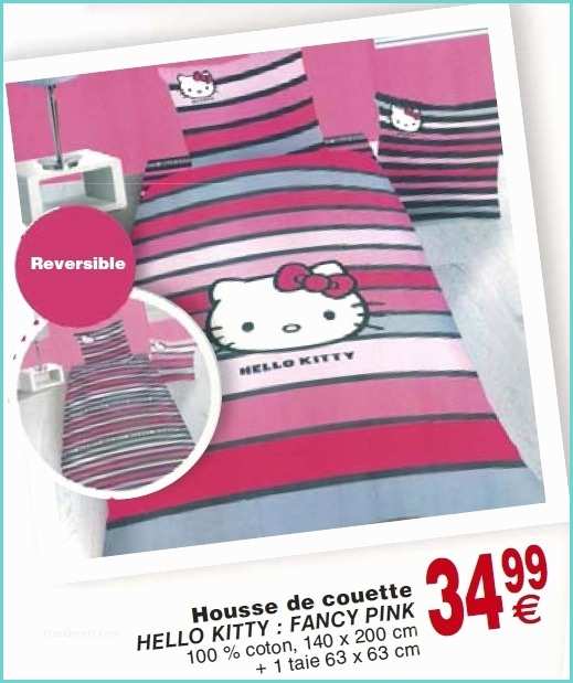 Cora Housse De Couette Cora Promotion Housse De Couette Hello Kitty Fancy Pink