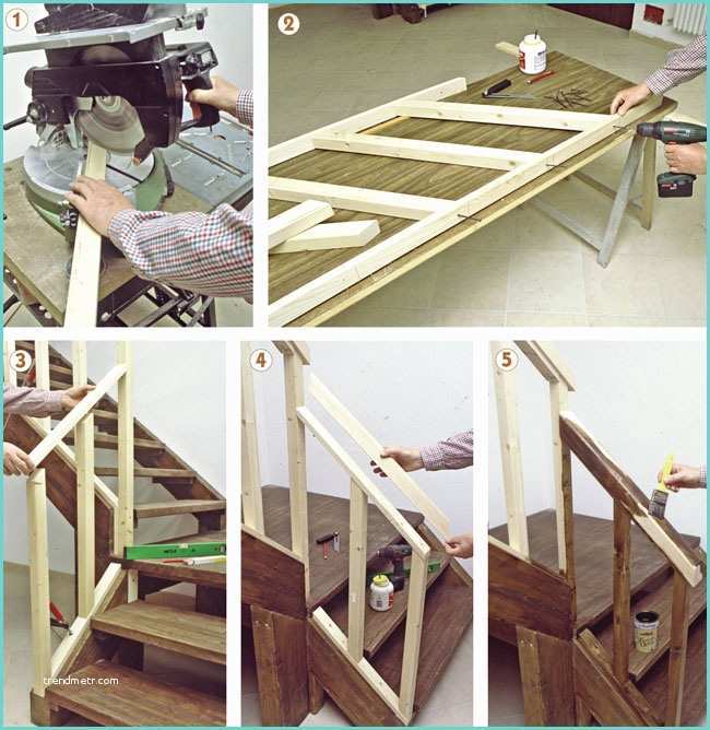 costruire scala giorno legno