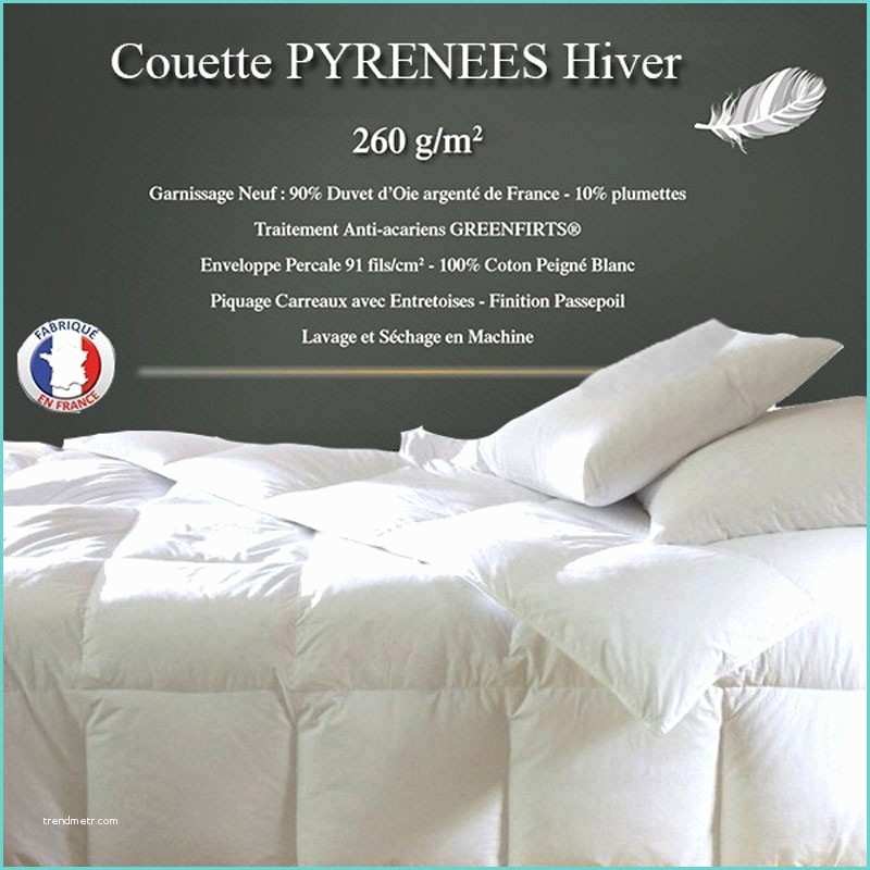 Couette Pyrenex 90 Duvet Oie Couette Duvet D Oie Hiver Chaude