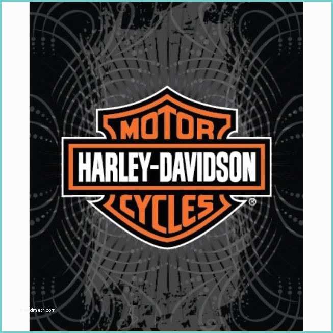 Couvre Lit Harley Davidson Plaid Harley Logo Bar Shield Achat Vente Couverture
