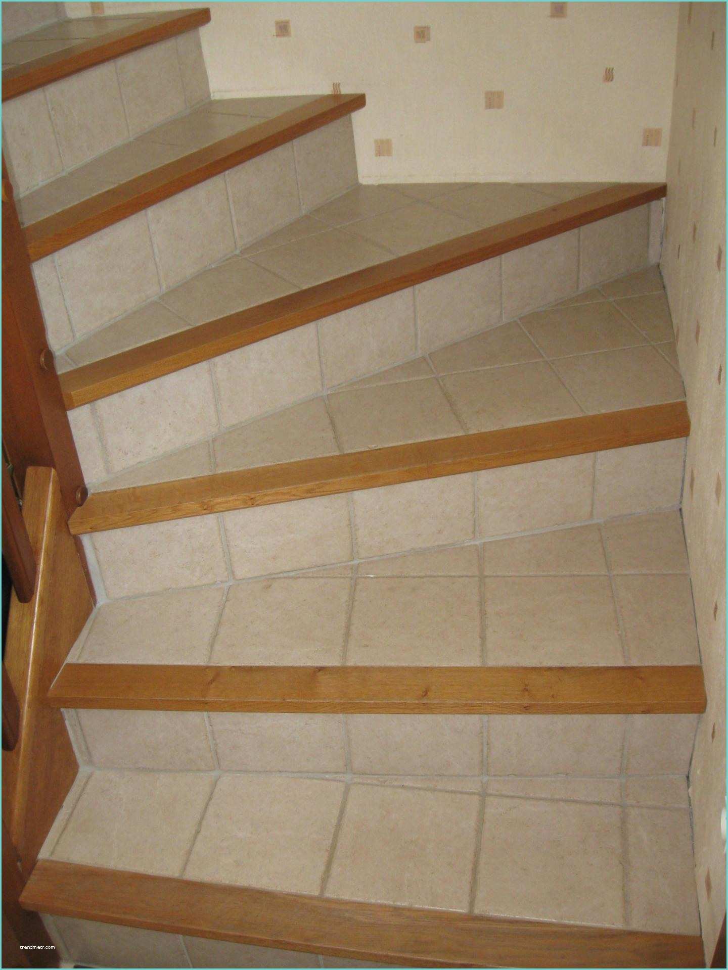 Customiser Un Escalier En Carrelage Poser Du Carrelage Sur Un Escalier En Beton