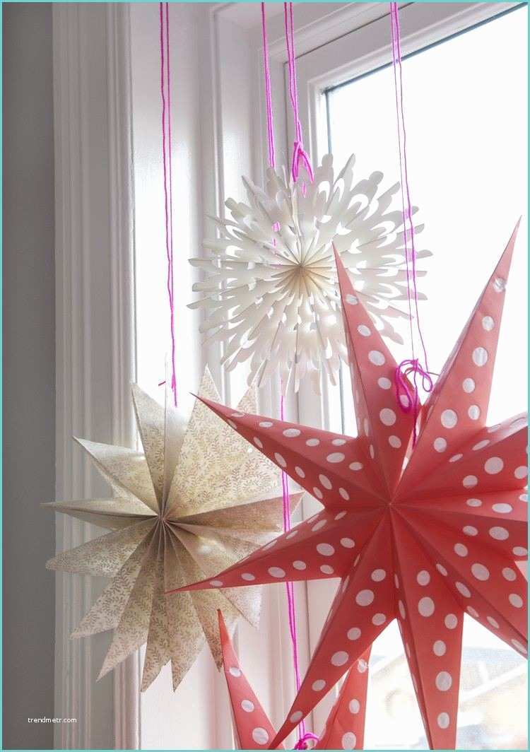 Dcoration De Noel Faire soi Mme En Papier Déco De Noël à Faire soi Même Idées Accrocheuses Fenêtre