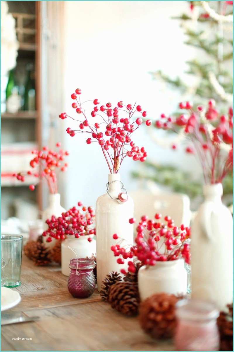 Dcoration Table Rouge Et Blanc Déco Table Noël Rouge Et Blanc 50 Idées Qui Unifient Le