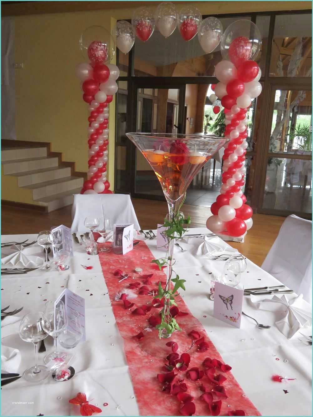Dcoration Table Rouge Et Blanc Décoration Mariage Rouge Et Blanc