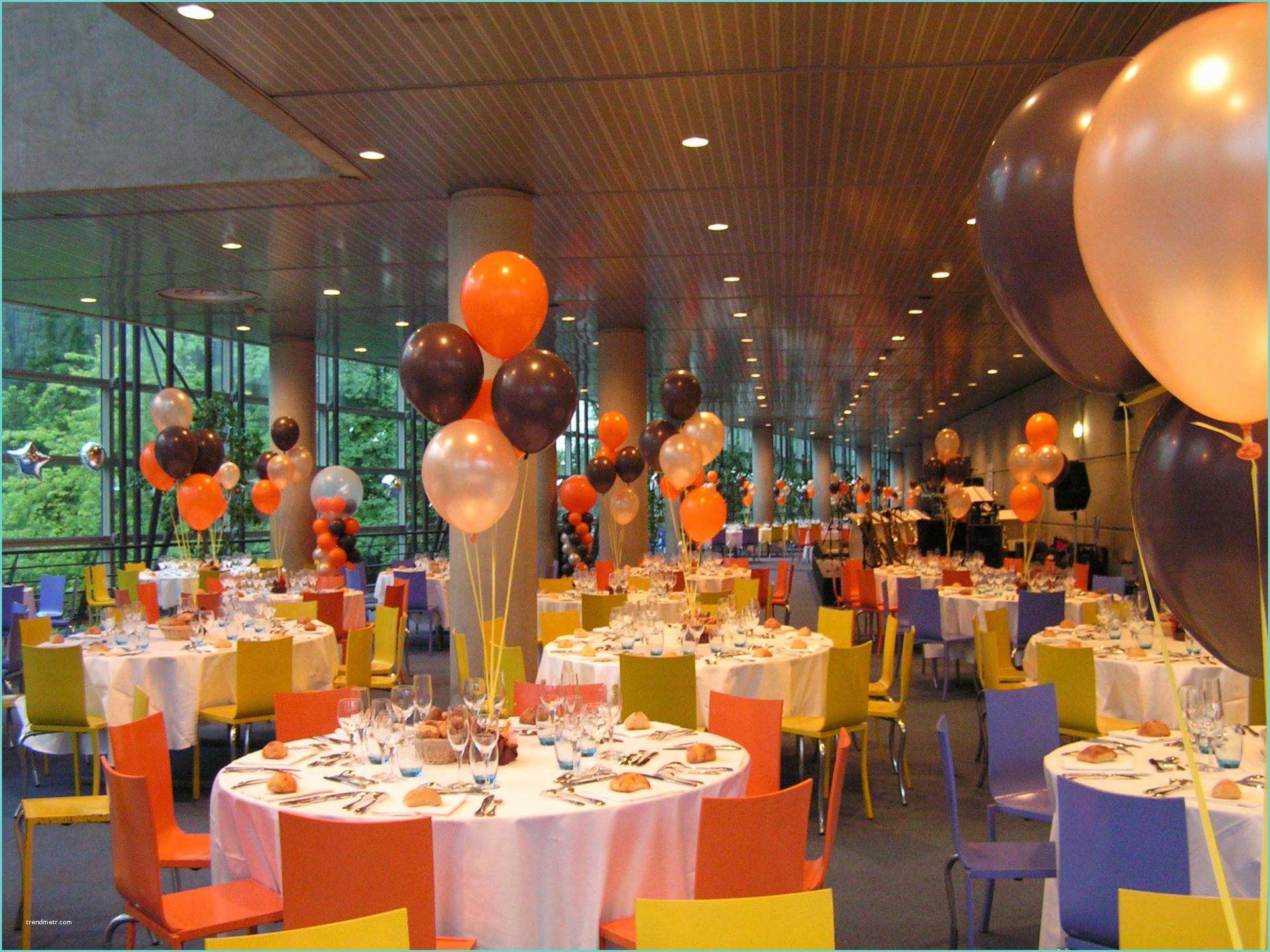 Deco Centre De Table Maison Décoration Avec Ballons Hélium