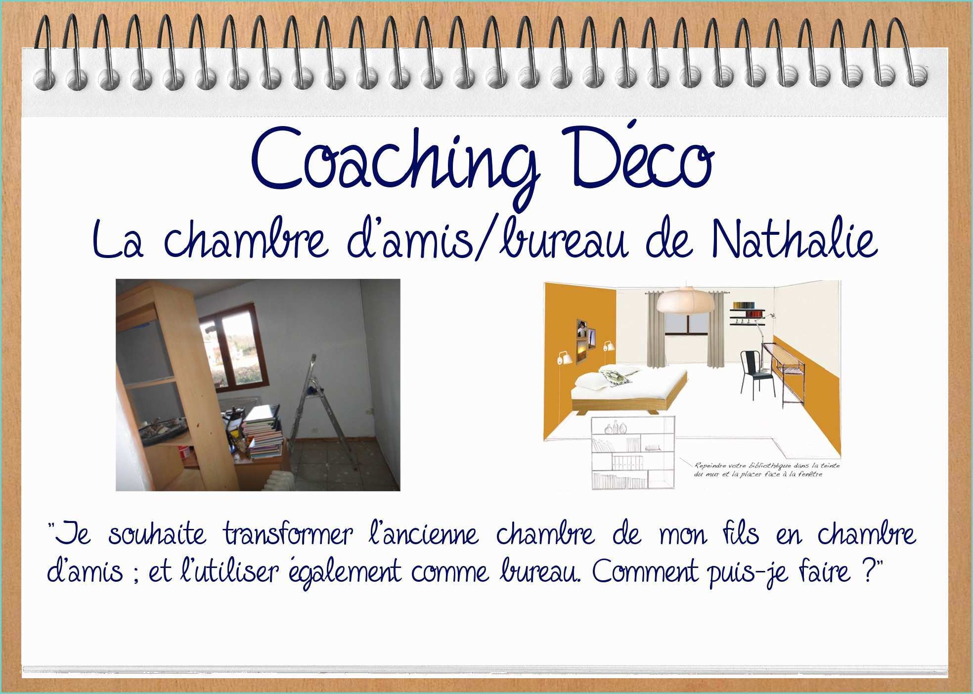 Deco Chambre Damis Et Bureau Coaching Déco La Chambre D Amis Et Le Bureau De Nathalie