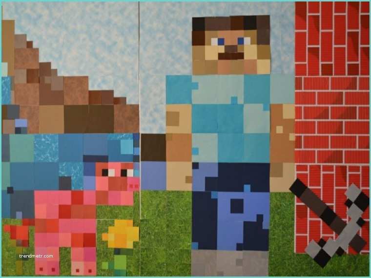 Deco Chambre Minecraft Déco Chambre Minecraft Pour Les Amateurs De Ce Jeu Vidéo