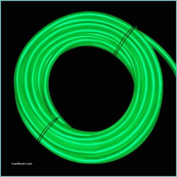 143 neon flexible deco maison vert de 5m clignotement