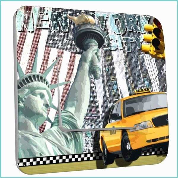 Deco New York Interrupteur Déco New York Taxi Simple Dko Interrupteur