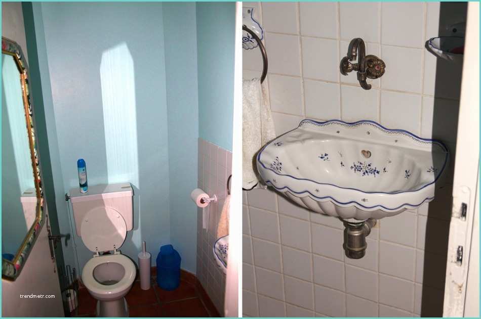 Deco toilette Bleu Canard La Déco Des toilettes On En Parle Barnabé Aime Le Café