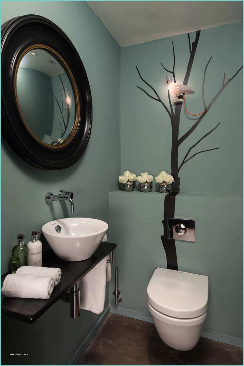Deco toilette Noir Et Blanc Idées De Décoration Inspirantes Pour Rendre Nos toilettes