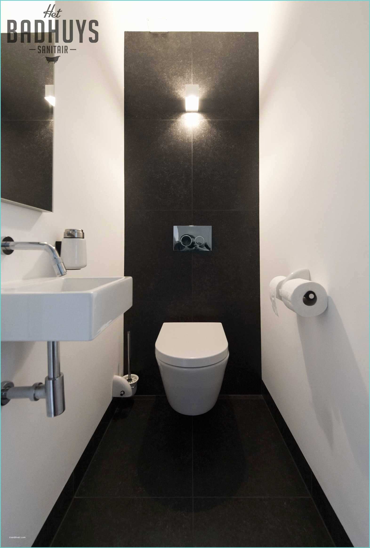 Deco toilette Noir Et Blanc Idees Deco toilettes Fashion Designs