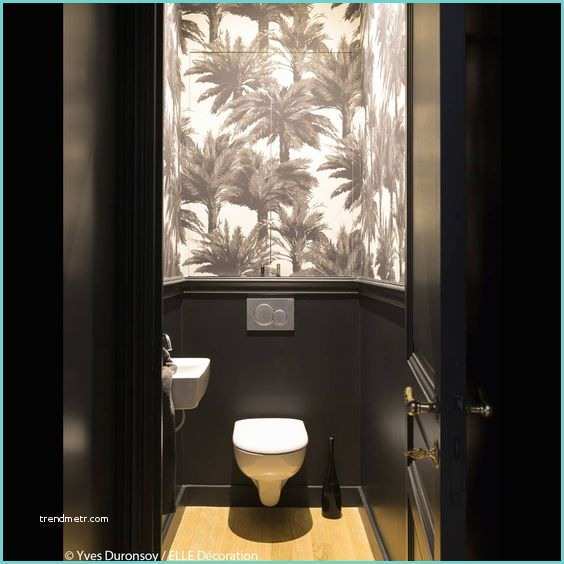 Deco toilette Noir Et Blanc Inspirations