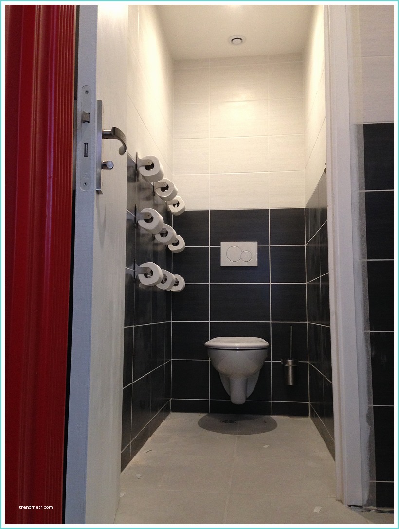 Deco toilette Noir Et Blanc toilettes A F Renov