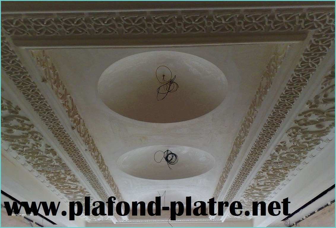 Decor Platre Salon Marocain Plafond Platre Deco