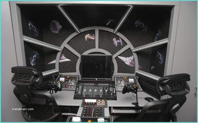 Decoration Chambre Star Wars Il Transforme La Chambre De Ses Enfants En Cockpit Du