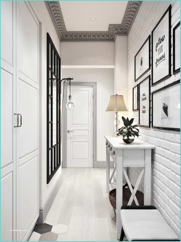 Decoration Couloir Gris Et Blanc Deco Couloir Blanc Et Noir
