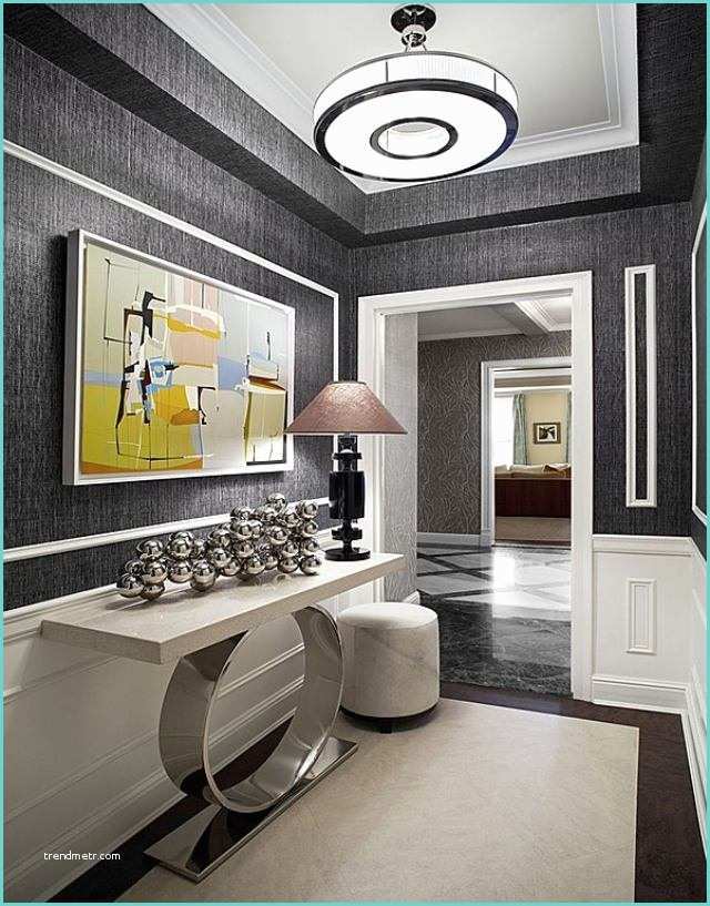 Decoration Couloir Gris Et Blanc Peinture Couloir Et Décoration De L Entrée 57 Idées En