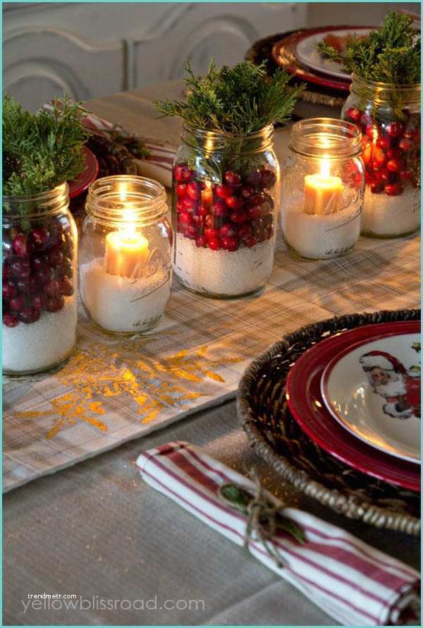 Decoration Table Noel Diy Christmas Decorating with Mason Jars – Christmas Celebration
