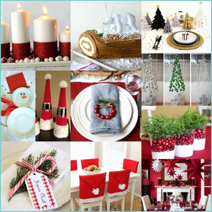 Decoration Table Noel Diy Diy Christmas Table Decorations 15 Simple Holiday Table