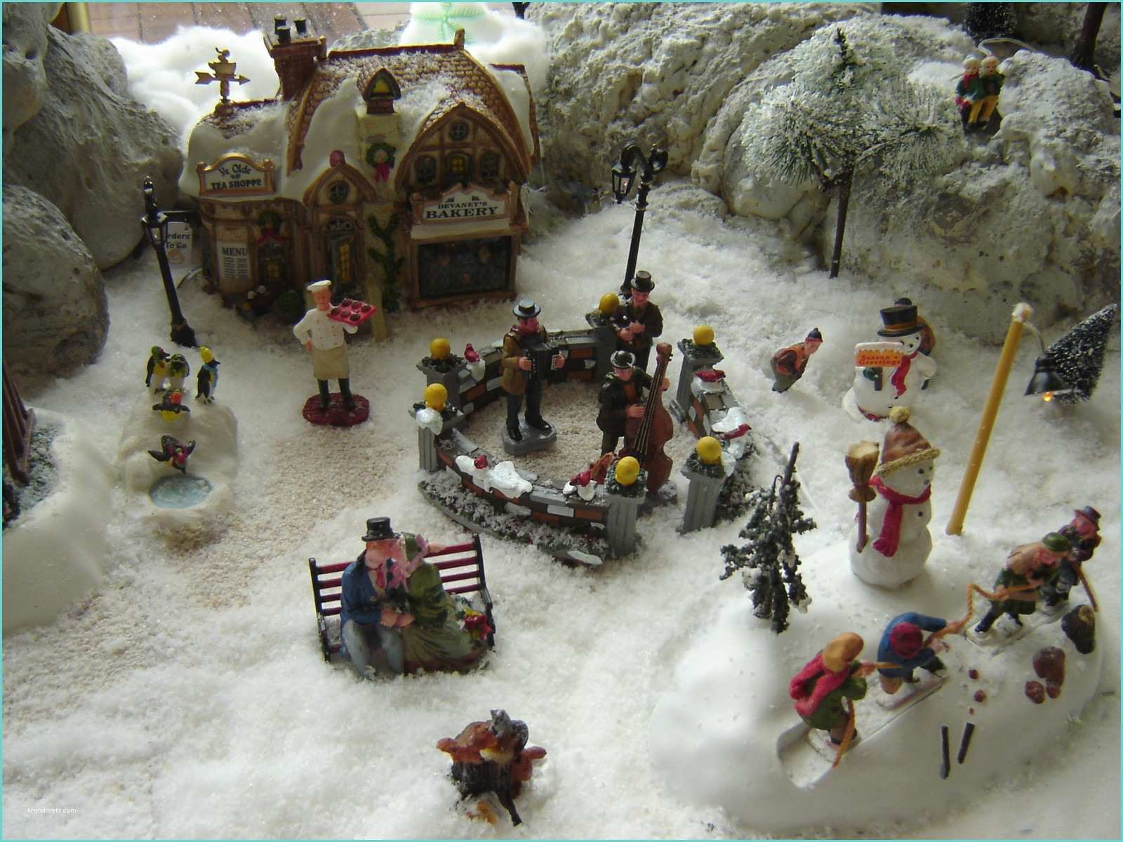 Decoration Village Noel Miniature Noël 2008 Le Déclic Les Villages Miniatures De Noël De
