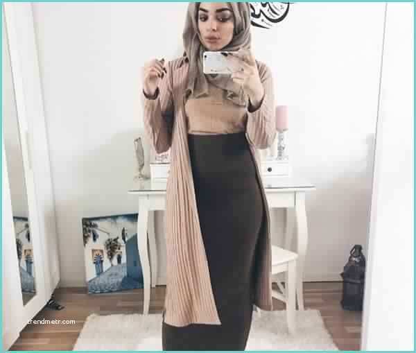 Des Jupes Longues Hijab 2017 Ment Porter La Jupe Longue Avec Le Hijab En Hiver 10