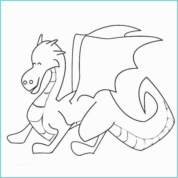 Dessin De Dragon Facile A Reproduire Le Dragon En Coloriage à Imprimer Magicmaman