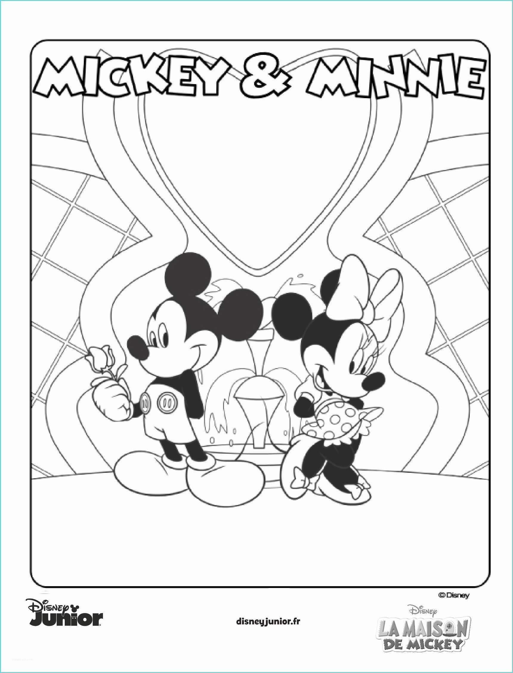 Dessin De Minnie A Imprimer Coloriages Mickey Et Minnie Flunch Blog