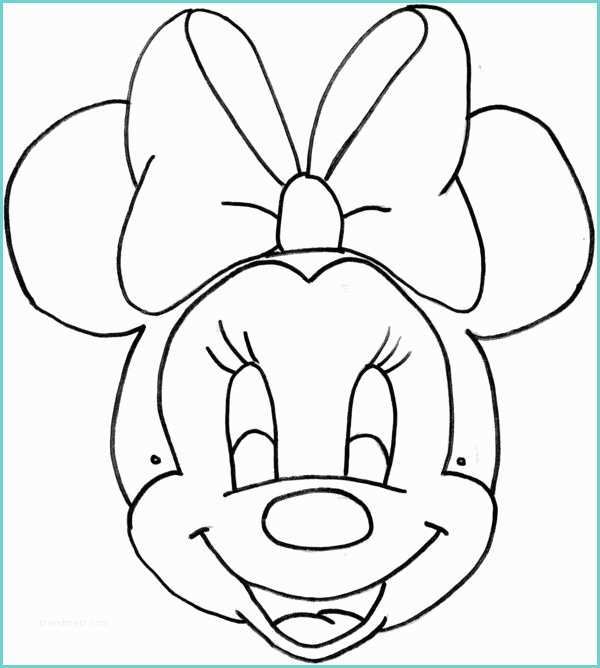 Dessin De Minnie A Imprimer Masques Mickey Et Minnie 3 3