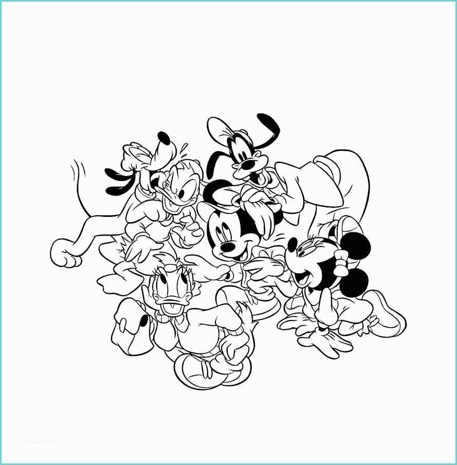 Dessin De Minnie A Imprimer Mickey Et Amis Coloriage Mickey Et Ses Amis Coloriages