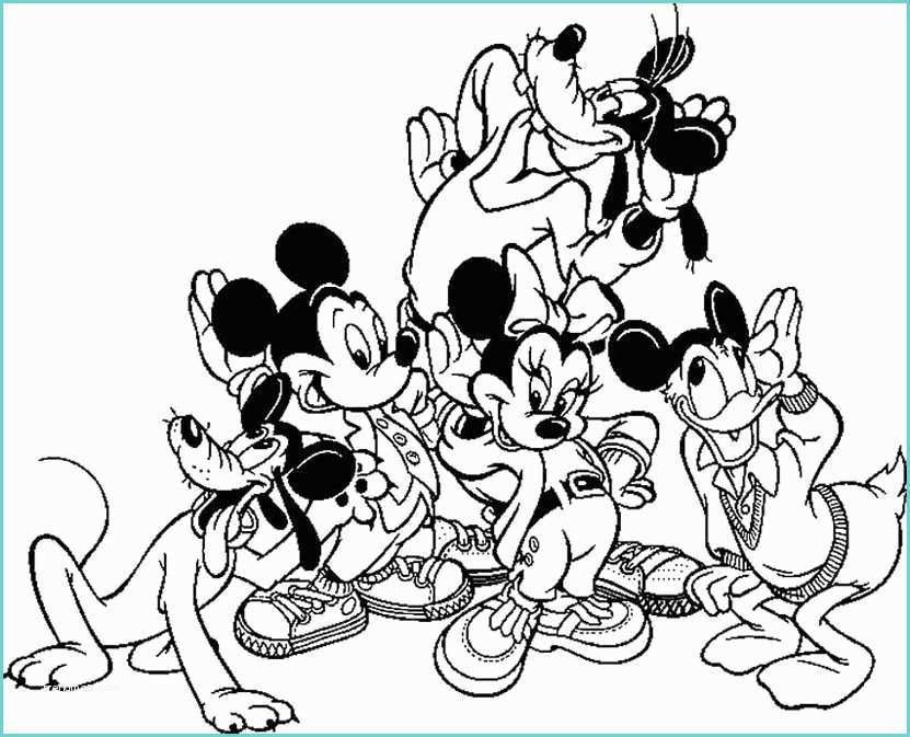 Dessin De Minnie Facile A Faire 19 Dessins De Coloriage Mickey Et Ses Amis à Imprimer