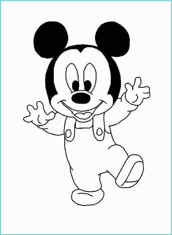 Dessin De Minnie Facile A Faire Coloriage Mickey à Imprimer Mickey Noël Mickey Bébé