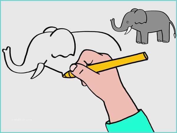 Dessin Dlphant En Couleur Apprendre à Dessiner Un éléphant En 3 étapes