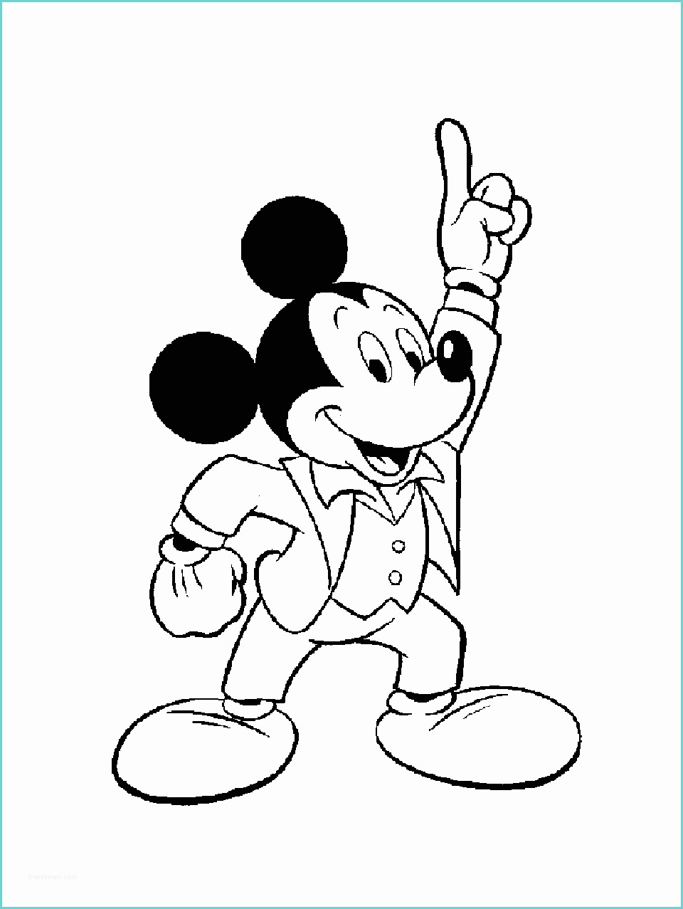 Dessin Tete De Mickey Mickey Travolta Coloriage Mickey Coloriages Pour Enfants