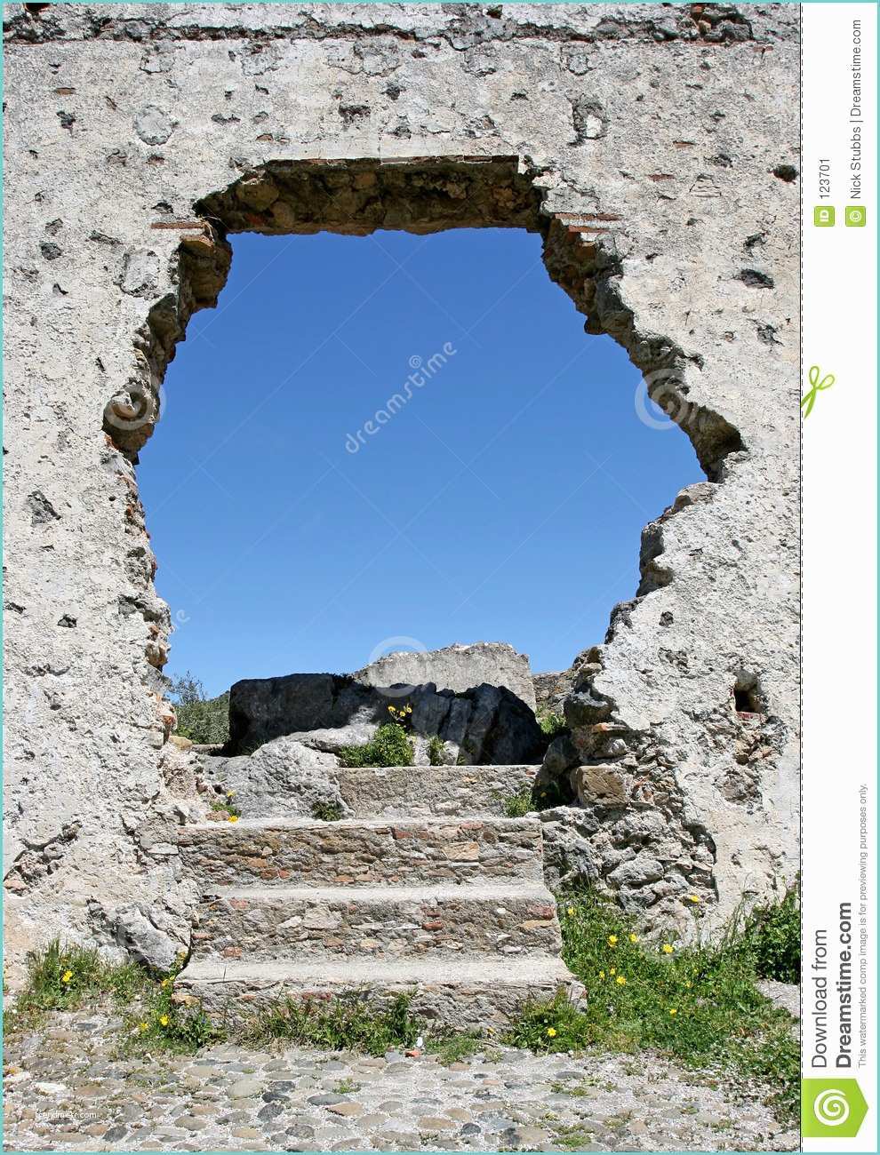Dessin Trou Dans Le Mur Trou Dans Le Mur D Une Ruine Antique D Espagnol Image
