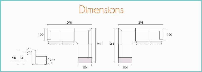Dimensions Canap Angle Canap D Angle Cuir Blanc Relax Lectrique Choix De L Angle