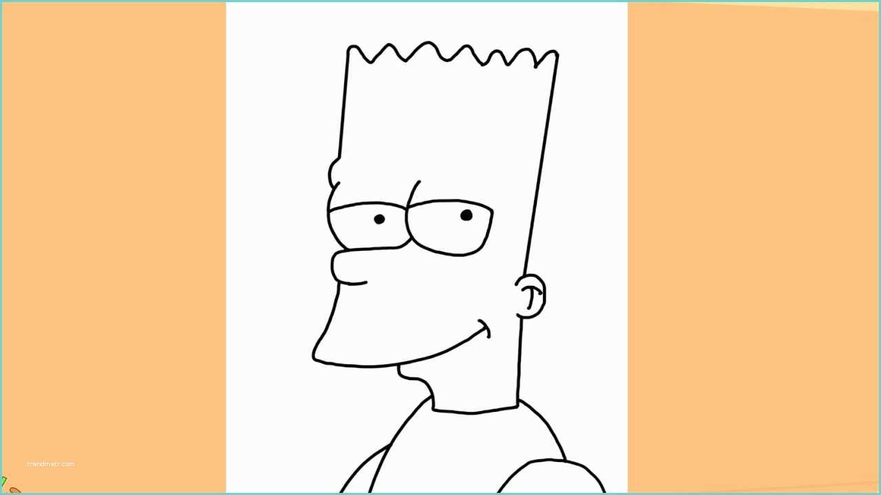 Disegni Belli E Facili E Disegnare Bart Simpson